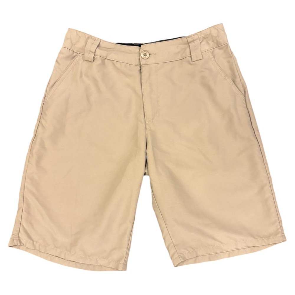 JK Tech Boy’s Beige Flat Front Shorts
